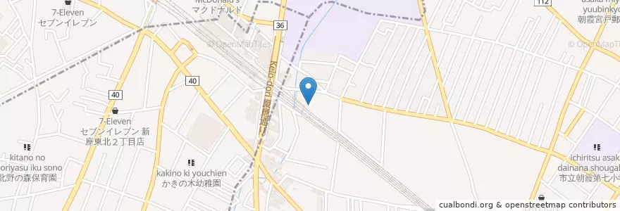Mapa de ubicacion de 村山病院 en Japan, Präfektur Saitama.
