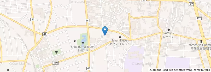 Mapa de ubicacion de 東松山市身体障害者福祉センター en Japonya, 埼玉県, 東松山市.