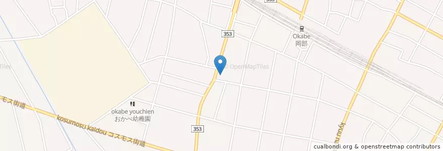 Mapa de ubicacion de 深谷消防署岡部分署 en ژاپن, 埼玉県, 深谷市.
