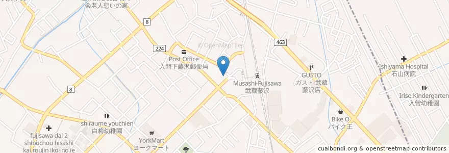 Mapa de ubicacion de 狭山警察署武蔵藤沢駅前交番 en Japan, 埼玉県, 入間市.