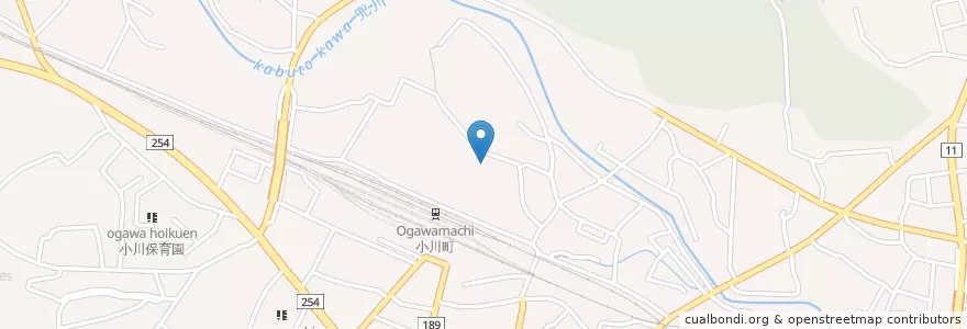 Mapa de ubicacion de 県立小川高等学校 en ژاپن, 埼玉県, 比企郡, 小川町.