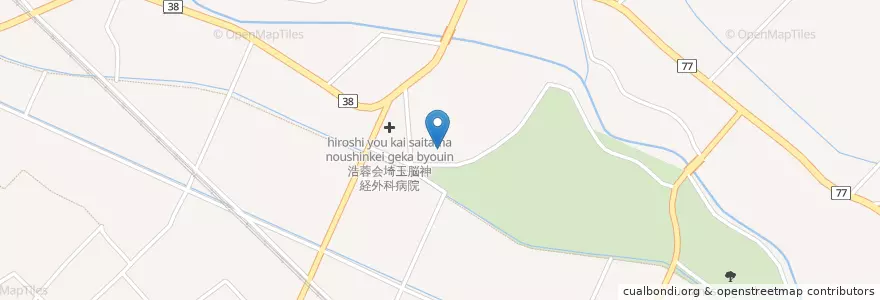 Mapa de ubicacion de 社会福祉法人元気村　翔裕園 en Japão, 埼玉県, 鴻巣市.