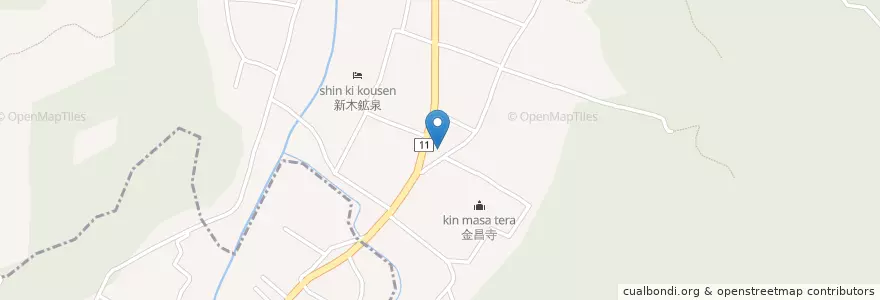 Mapa de ubicacion de 秩父高篠郵便局 en 日本, 埼玉県, 秩父市.