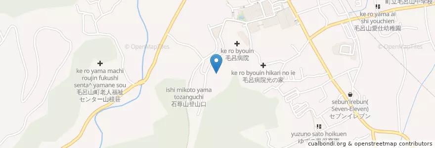 Mapa de ubicacion de 第三光風寮 en Jepun, 埼玉県, 入間郡, 毛呂山町.