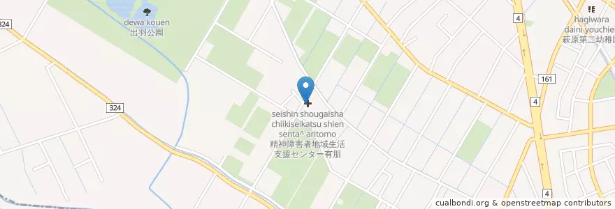 Mapa de ubicacion de 精神障害者地域生活支援センター有朋 en Japan, Präfektur Saitama, 越谷市.
