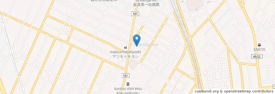 Mapa de ubicacion de 聖心会十全病院 en 일본, 사이타마현, 越谷市.
