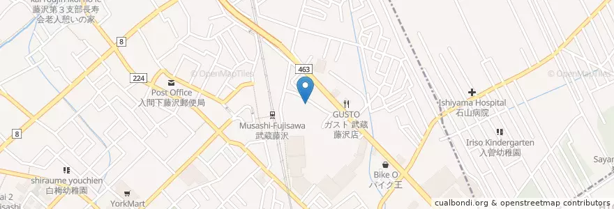 Mapa de ubicacion de 藤沢睦会老人憩いの家 en 日本, 埼玉県, 入間市.