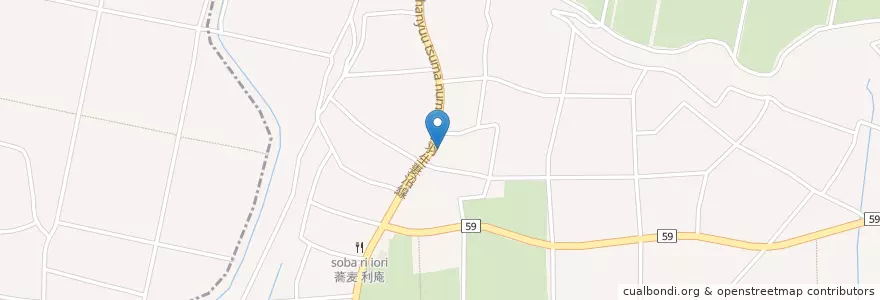 Mapa de ubicacion de 行田北河原郵便局 en Japan, Präfektur Saitama, 熊谷市, 行田市.
