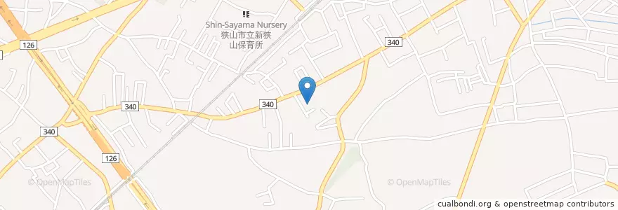 Mapa de ubicacion de 青葉会狭山神経内科病院 en ژاپن, 埼玉県, 狭山市.