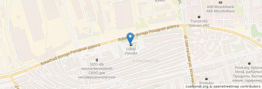 Mapa de ubicacion de Лукойл en Rusia, Центральный Федеральный Округ, Владимирская Область, Городской Округ Владимир.