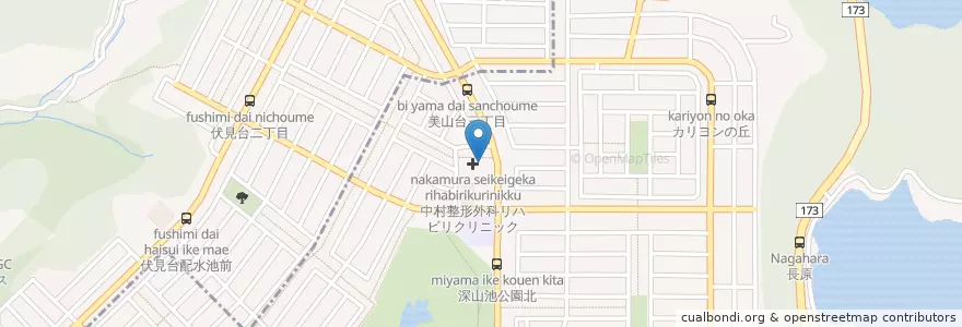 Mapa de ubicacion de 中村歯科医院 en Japan, Hyogo Prefecture, Kawanishi.