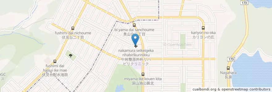 Mapa de ubicacion de 中村整形外科リハビリクリニック en Япония, Хёго, 川西市.