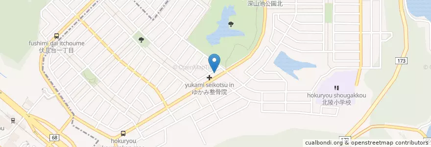 Mapa de ubicacion de けんたろう歯科 en اليابان, 兵庫県, 川西市.