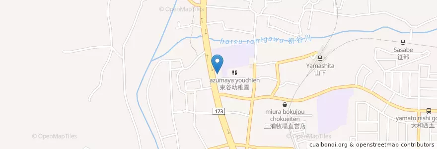Mapa de ubicacion de 織田内科診療所 en ژاپن, 兵庫県, 川西市.