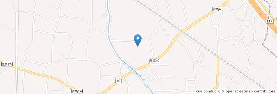 Mapa de ubicacion de かんなの里 en Japonya, 群馬県, 藤岡市.