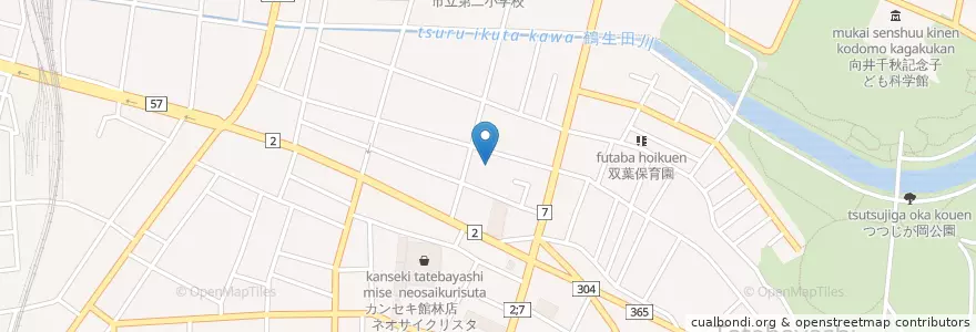 Mapa de ubicacion de センチュリーシルバー館林 en اليابان, غونما, 館林市.