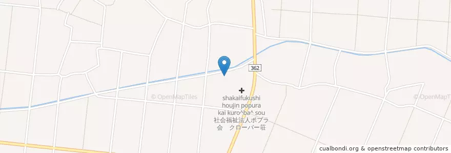 Mapa de ubicacion de マーガレット en 日本, 群馬県, 館林市.