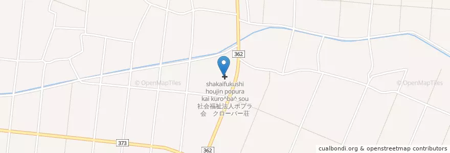 Mapa de ubicacion de 社会福祉法人ポプラ会　クローバー荘 en Japan, 群馬県, 館林市.