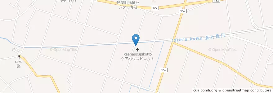 Mapa de ubicacion de 社会福祉法人邑友会　特別養護老人ホームやまつつじ en Japan, Gunma Prefecture, Ora County, Ora.