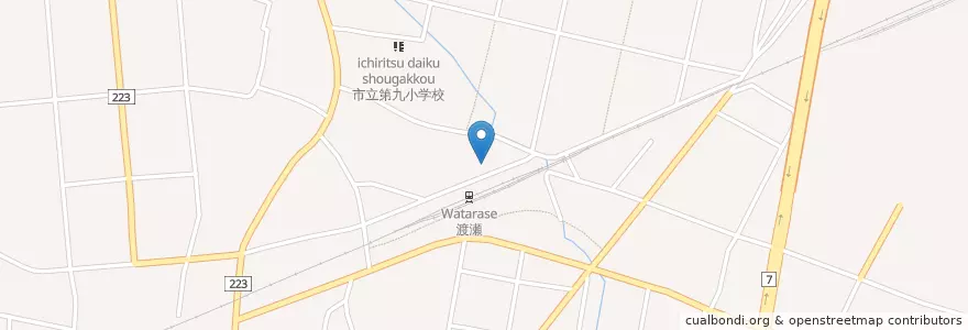 Mapa de ubicacion de 館林警察署足次駐在所 en Japonya, 群馬県, 館林市.