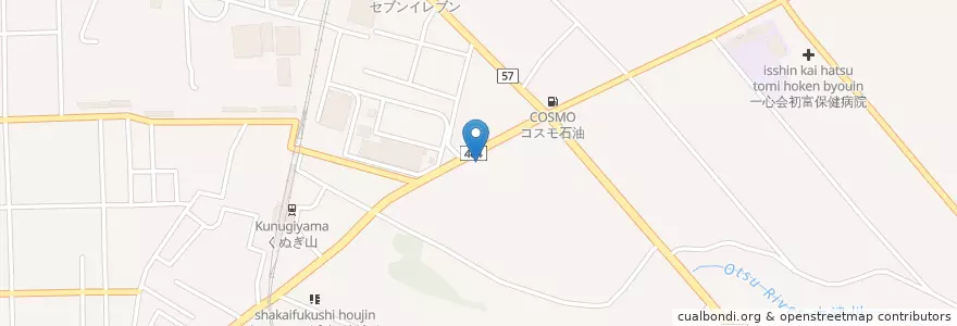 Mapa de ubicacion de 鎌ヶ谷市消防本部 くぬぎ山消防署 en 日本, 千葉県, 鎌ケ谷市.