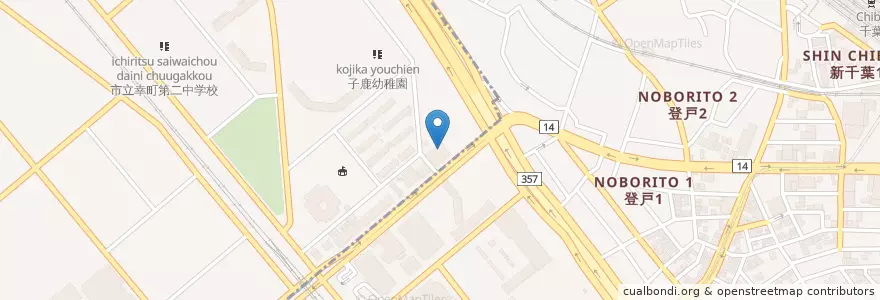 Mapa de ubicacion de 千葉公共職業安定所 en 일본, 지바현, 千葉市, 美浜区.