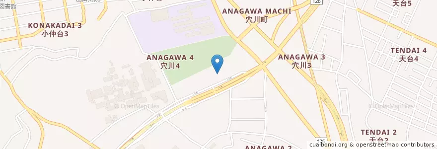 Mapa de ubicacion de 千葉市消防局稲毛消防署 en Japan, Chiba Prefecture, Chiba, Inage Ward.
