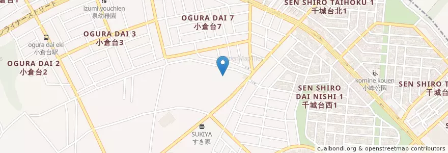Mapa de ubicacion de 千葉東警察署 en Giappone, Prefettura Di Chiba, 千葉市, 若葉区.