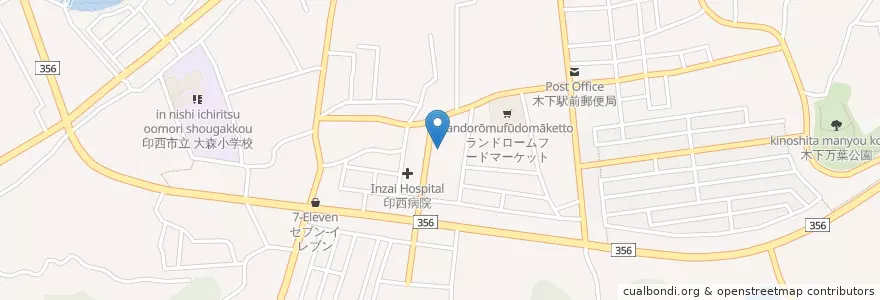 Mapa de ubicacion de Inzai Police Station en Japan, Chiba Prefecture, Inzai.