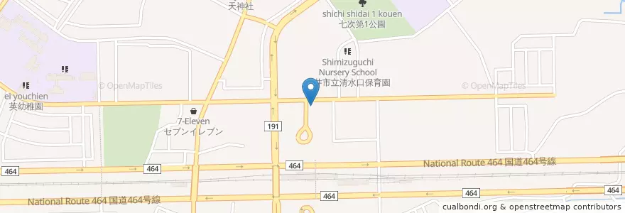 Mapa de ubicacion de 印西警察署西白井駅前交番 en Japon, Préfecture De Chiba, 白井市.