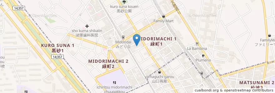 Mapa de ubicacion de 土岐幼稚園 en Japan, 千葉県, 千葉市, 稲毛区.
