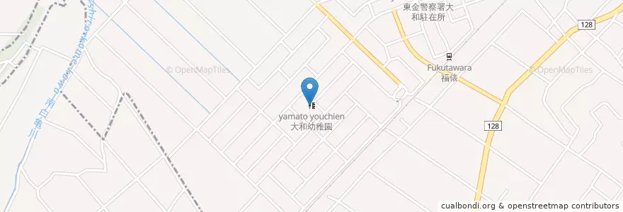 Mapa de ubicacion de 大和幼稚園 en ژاپن, 千葉県, 大網白里市.