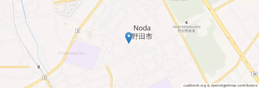 Mapa de ubicacion de 宮崎幼稚園 en 日本, 千葉県, 野田市.