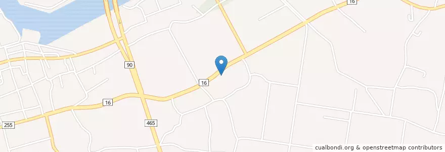 Mapa de ubicacion de 富津警察署新井交番 en اليابان, 千葉県, 富津市.