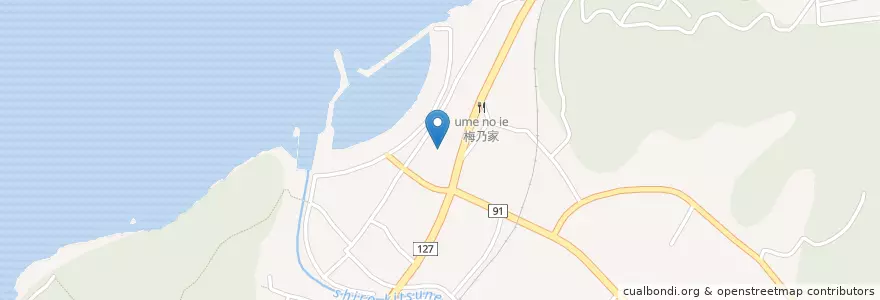 Mapa de ubicacion de 富津市立竹岡保育所 en اليابان, 千葉県, 富津市.