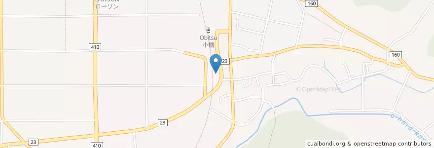 Mapa de ubicacion de 小櫃郵便局 en Japão, 千葉県, 君津市.