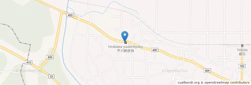 Mapa de ubicacion de 平川郵便局 en 日本, 千葉県, 袖ケ浦市.