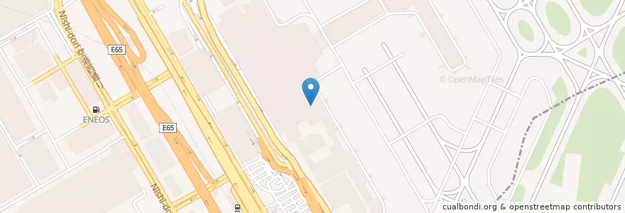Mapa de ubicacion de 成田国際空港郵便局第２旅客ビル内分室 en Japonya, 千葉県, 成田市.