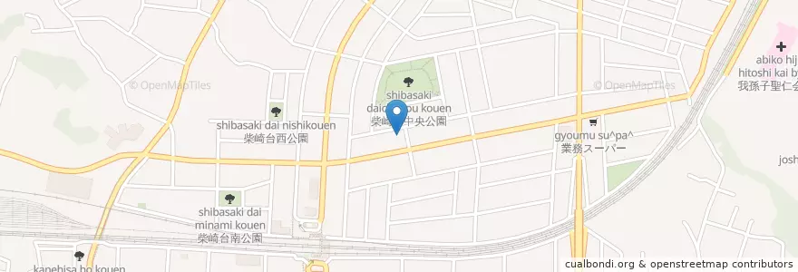Mapa de ubicacion de 我孫子柴崎台郵便局 en ژاپن, 千葉県, 我孫子市.