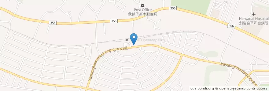 Mapa de ubicacion de 我孫子警察署新木駅前交番 en 일본, 지바현, 我孫子市.