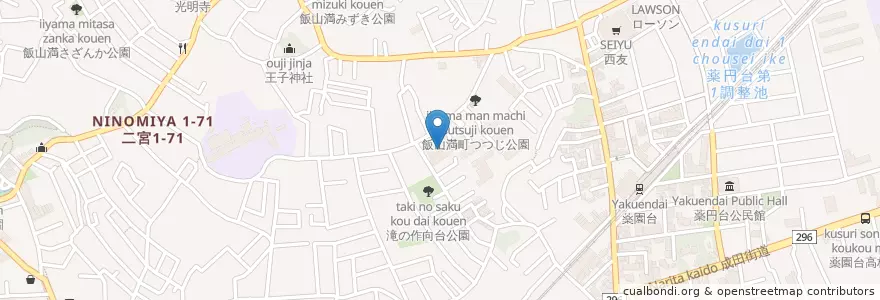 Mapa de ubicacion de 下総病院 en Japão, 千葉県, 船橋市.