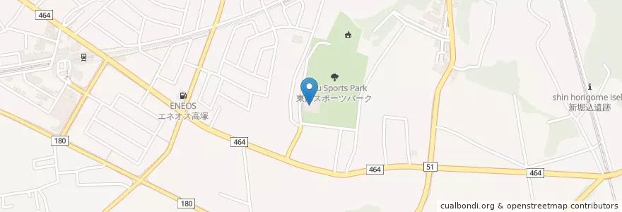 Mapa de ubicacion de 松戸市立図書館東部分館 en Japón, Prefectura De Chiba, Matsudo.