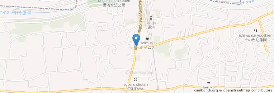Mapa de ubicacion de 流山警察署運河交番 en ژاپن, 千葉県, 流山市.