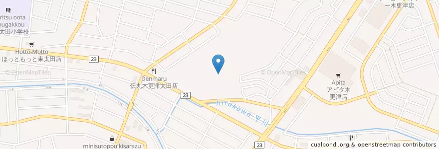 Mapa de ubicacion de 清和大学短期大学部 en Jepun, 千葉県, 木更津市.