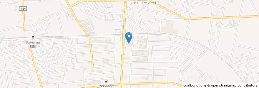 Mapa de ubicacion de 野田市立北図書館 en Japón, Prefectura De Chiba, 野田市.