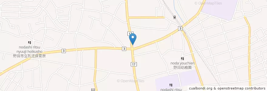 Mapa de ubicacion de 野田警察署愛宕交番 en 日本, 千葉県, 野田市.