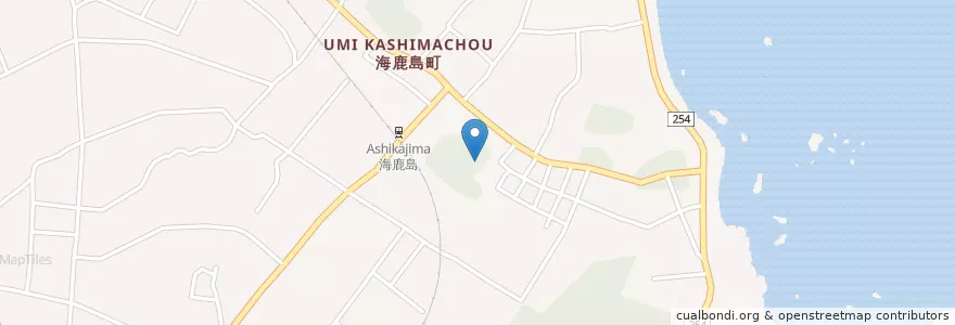 Mapa de ubicacion de 銚子市海鹿島保育所 en 日本, 千葉県, 銚子市.