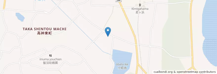 Mapa de ubicacion de 飯沼幼稚園 en Giappone, Prefettura Di Chiba, 銚子市.