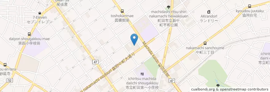 Mapa de ubicacion de あけぼの病院 en Giappone, Tokyo, 町田市.
