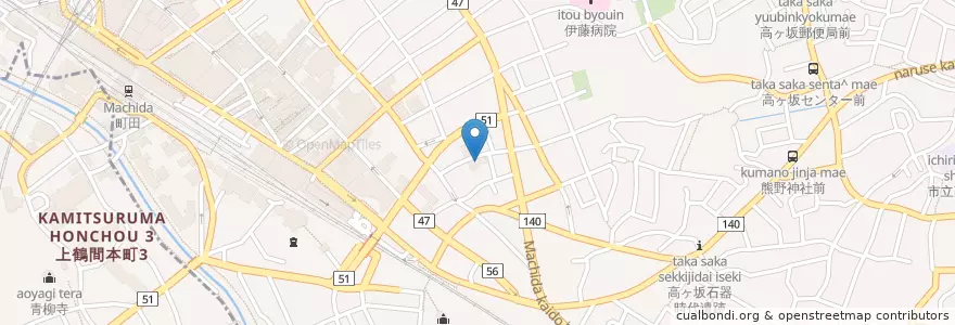 Mapa de ubicacion de こひつじ保育園 en 日本, 東京都, 町田市.
